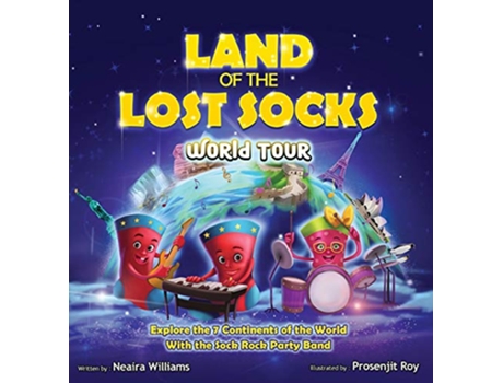 Livro Land of the Lost Socks World Tour de Neaira Williams (Inglês)