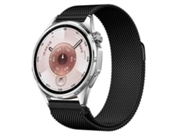 Pulseira Milanesa Magnética Em Aço Inoxidável Para Huawei Watch Gt 6 46mm