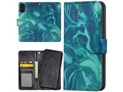 Capa Carteira/capa De Mármore Para Iphone 17