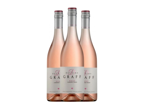 Vinho rosé DELAIRE GRAFF Rose Cabernet Franc Stellenbosch (0.75 L - 3 Unidades)