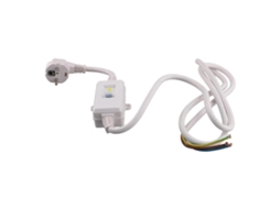 Disjuntor Diferencial Residual Com Cabo, Adaptador De Proteção Pessoal, Plugue Europeu, Branco Olysi Shop (dr)