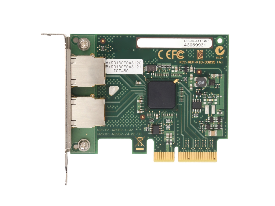 Adaptador de Rede Pcie com 2 Portas Rj45