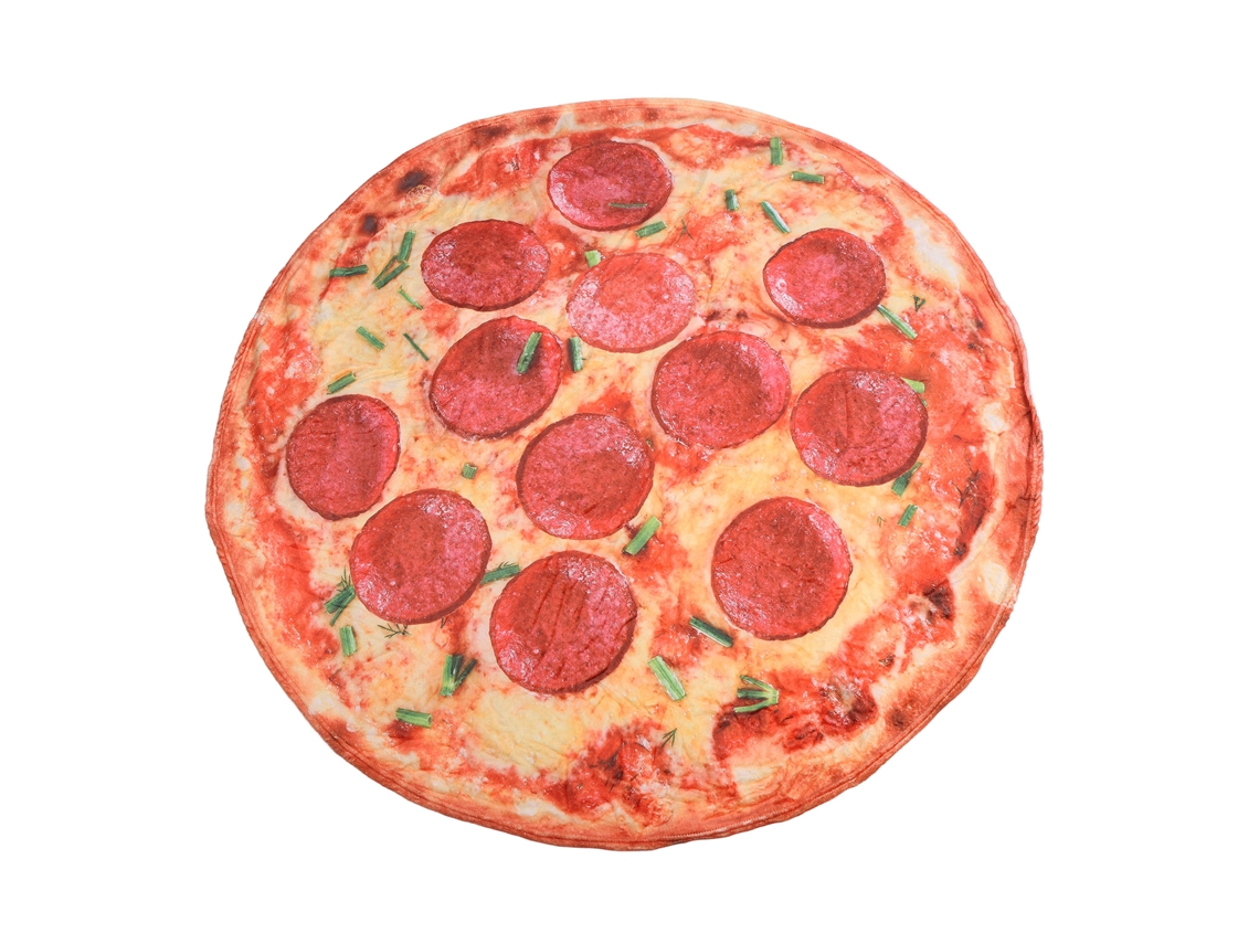 Mali alfombra Redonda de Pizza Fofa Lavável Tapete de Brincadeira para Bebê 5.2ft