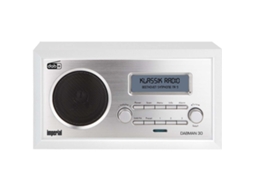 Rádio Dab / Fm Com Ecrã Retroiluminado E Função De Alarme Dabman 30 Branco Imperial