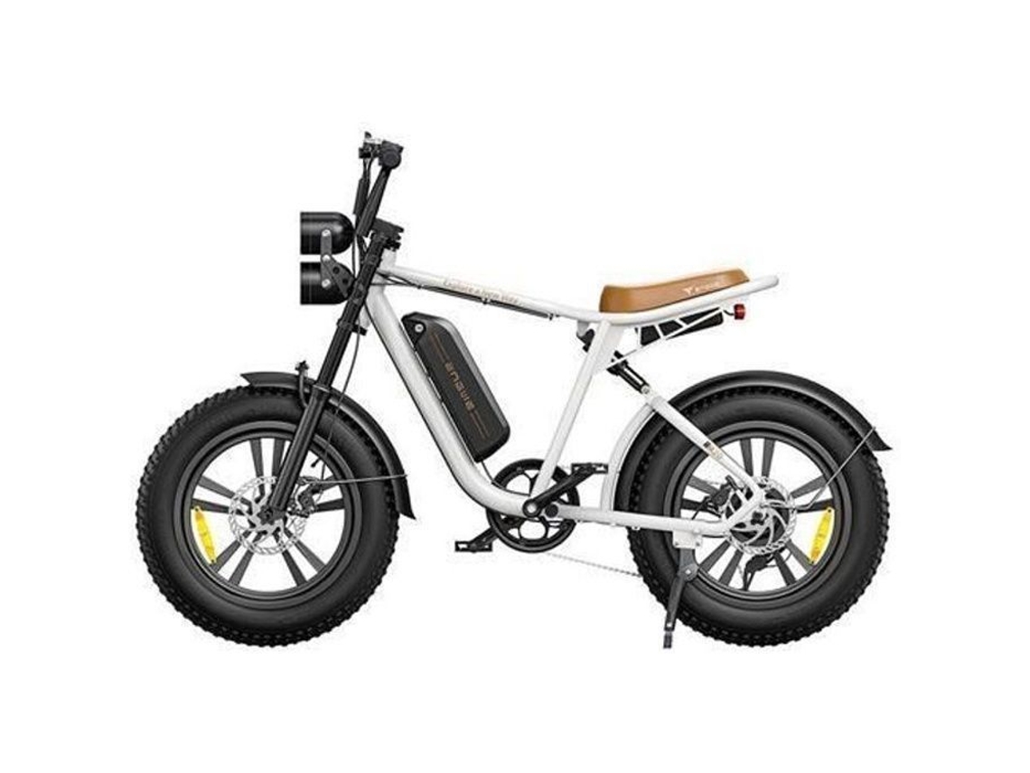 Bicicleta Elétrica Engwe M20 Autonomia 50 75km Bateria 48v13ah Motor 250w Totalmente Suspensa Pneus 20 Polegadas Vtt Fat Bike Branca