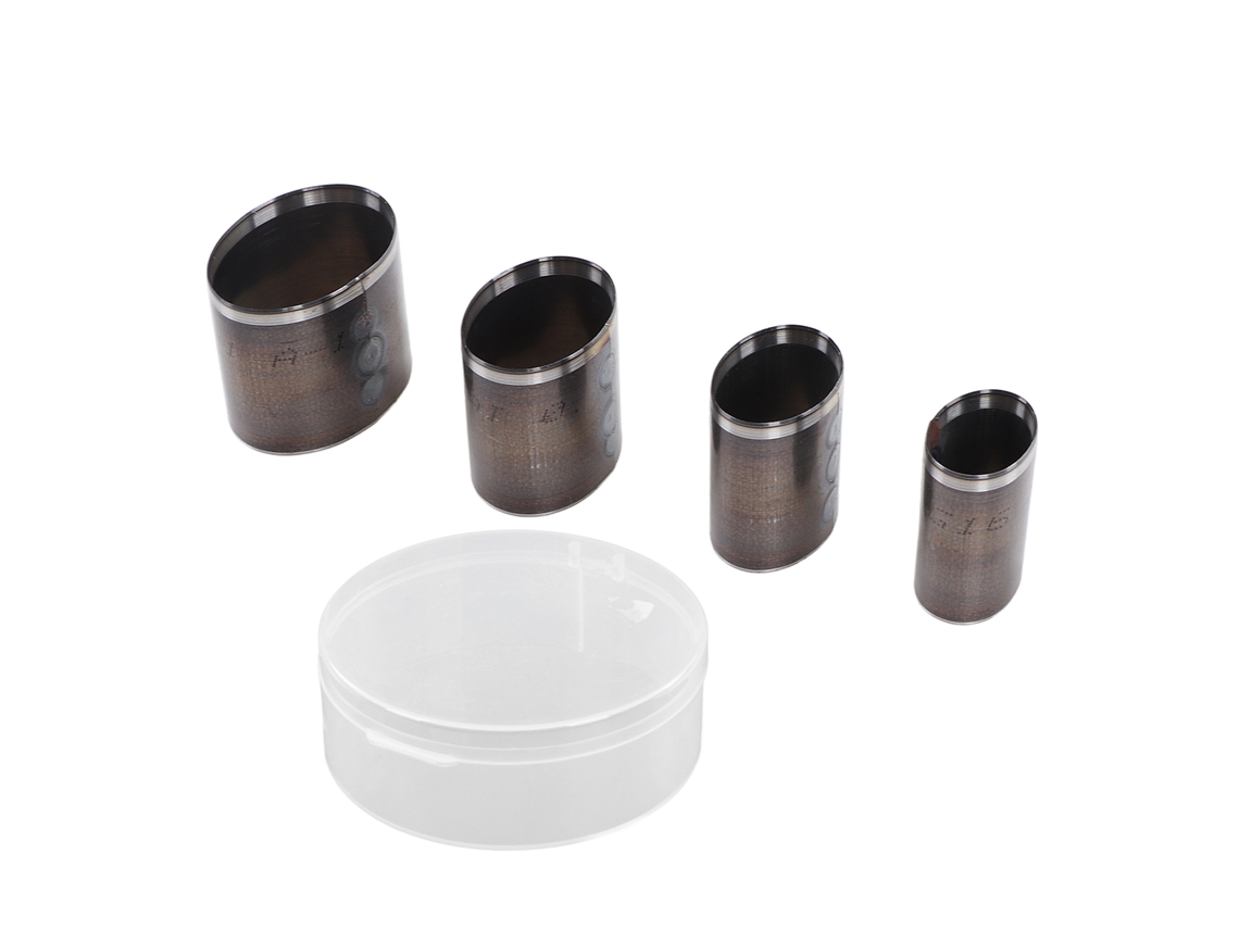 Conjunto de Matrizes de Corte de Couro 4pcs Aço Ligado Oval