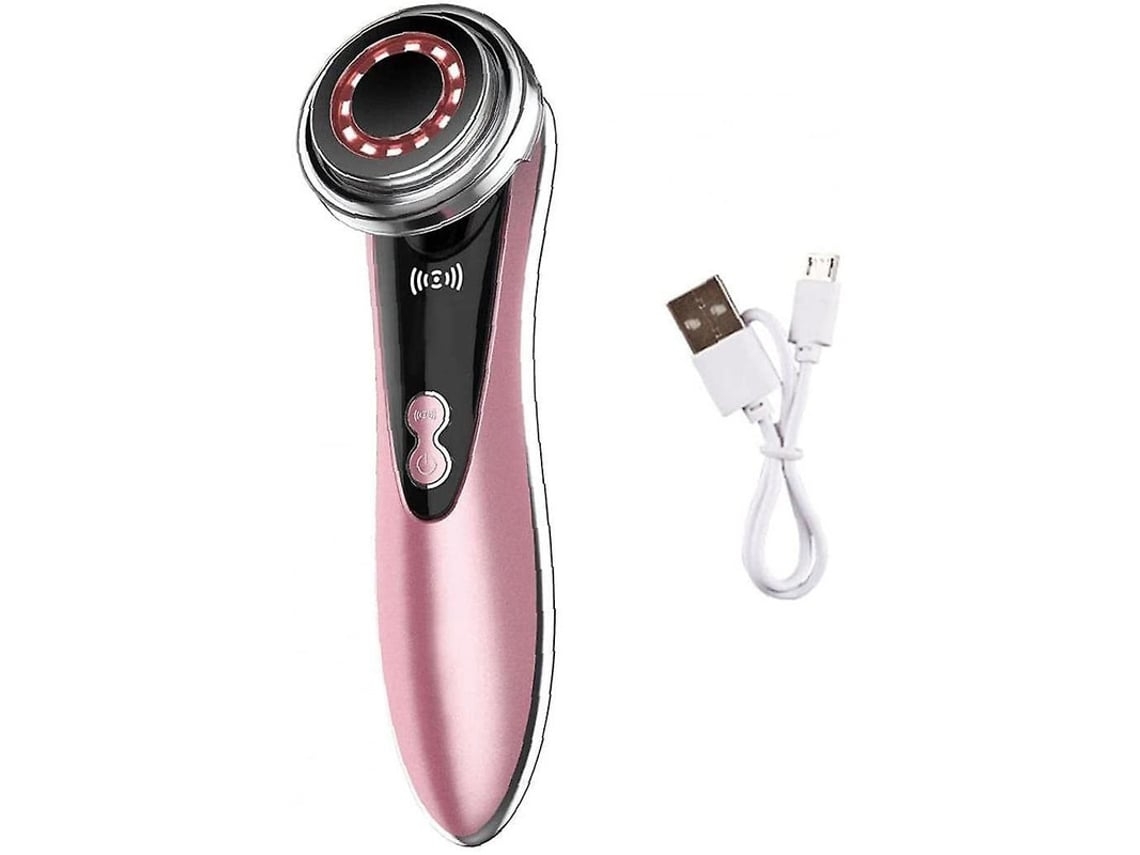 Massageador Facial Lifting E Firmador Da Pele Anti Rugas E Deposição De Gorduracor De Rosa Yunzii