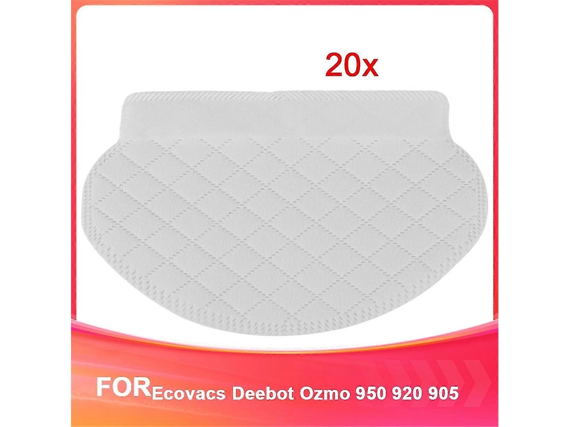 20 Almofadas De Pano Descartáveis Para Esfregão, Compatíveis Com Ozmo 950 920 905