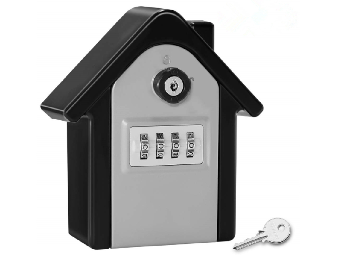 Caixa De Chaves, Montagem Em Parede, 15*5,3*9,8 Cm (cinza)-aquaforge