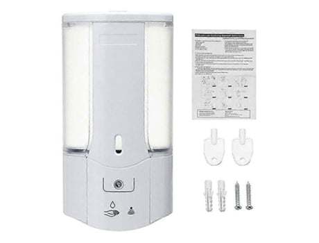  - Dispensador Sabonete Com Sensor Infravermelho Inteligente 450 Ml, Automático Sem Toque Para Lavar As Mãos No Banheiro Aquaforge