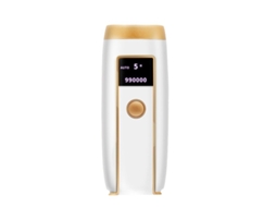 Depiladora Luz Pulsada YIZHOOD Uso Doméstico Ice-Cooling 990.000 Flashes 5 Níveis para Mulheres Corpo Biquínis Pernas Barbeadores Lcd Display Branco