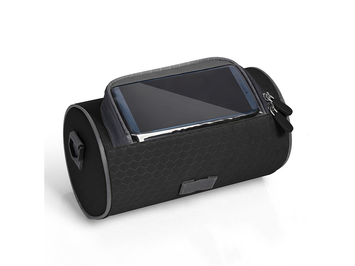 Lurelia Suporte De Ombro Preto Bolsa De Guidão De Bicicleta Impermeável, Bicicleta De Grande Capacidade