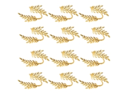 Laxiscreed Conjunto De 12 Guardanapos De Trigo Dourado Para Decoração De Mesa De Hotel