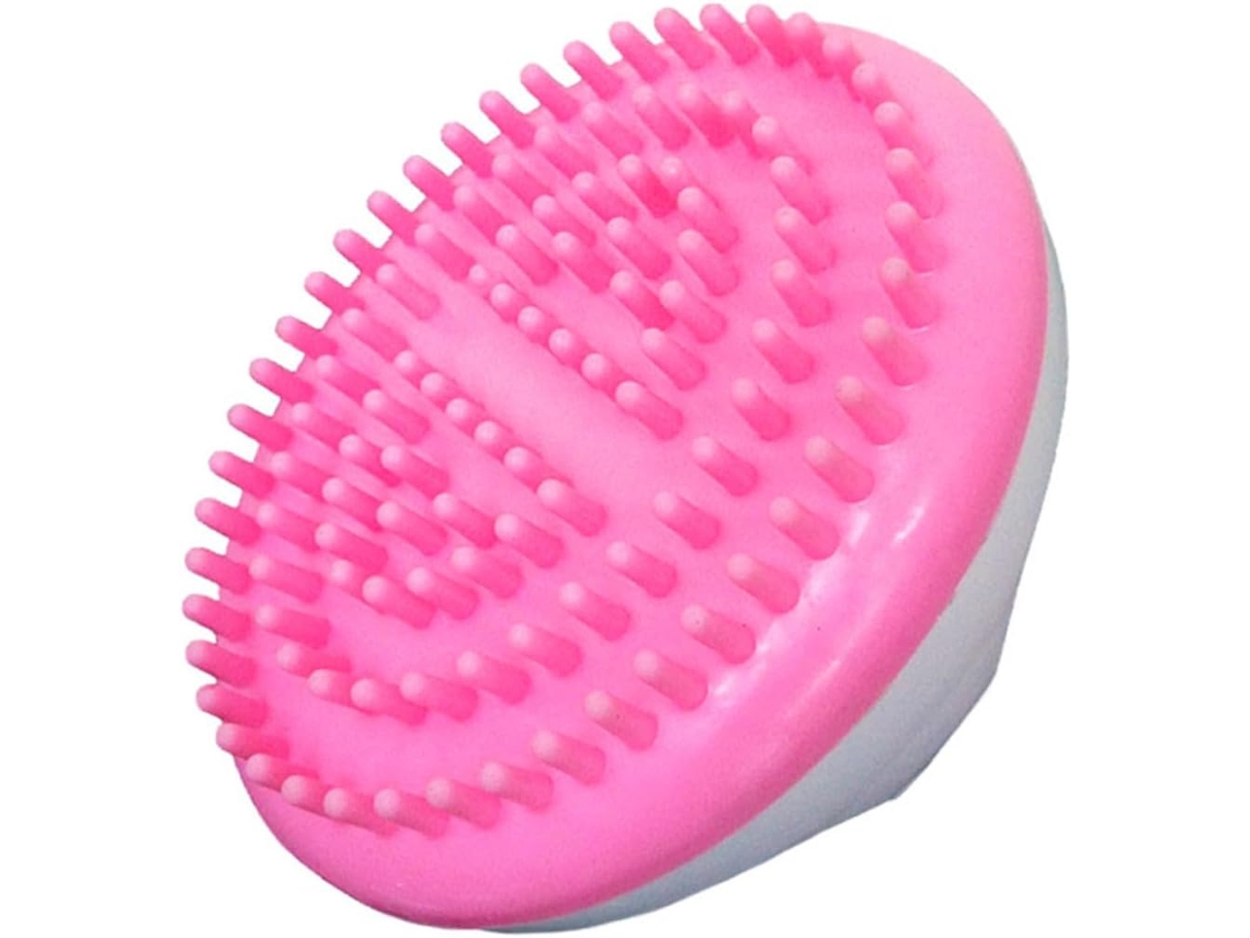 Escova De Massagem Antiestresse Rosa Em Tpr E Abs Para Pernas | Escovas Macias Braços Coxas, Para Uso No Banho