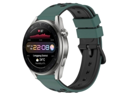 Pulseira De Silicone Poroso Bicolor De 22 Mm Para Huawei Watch 3 Pro
