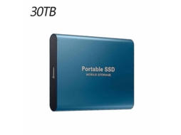 SSD portátil de alta velocidade YURU 10tb, 2.5 polegadas, azul | S/MARCA