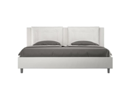 Estrado Design Almofadas Acolchoadas Imitação Pele Branco (212x215x200 cm)