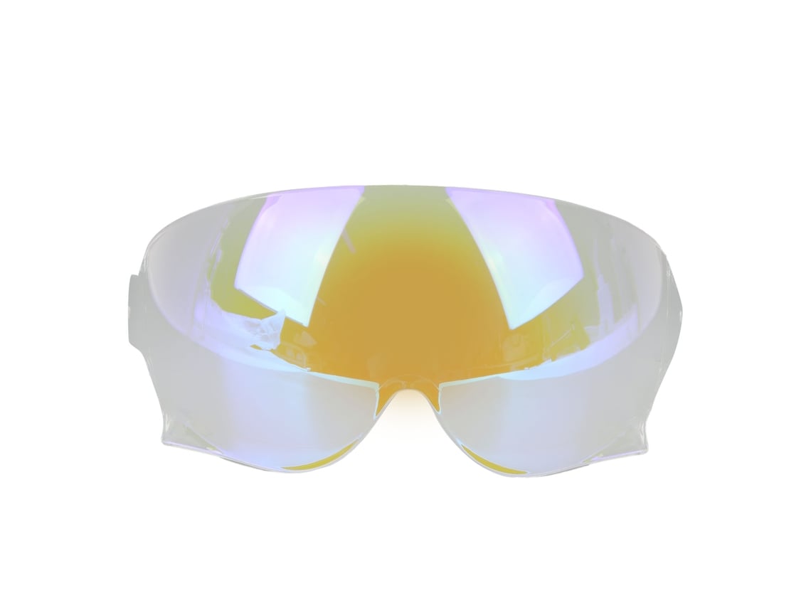 Cristal de Substituição para Capacete de Moto Pc com Proteção UV Sol Azul