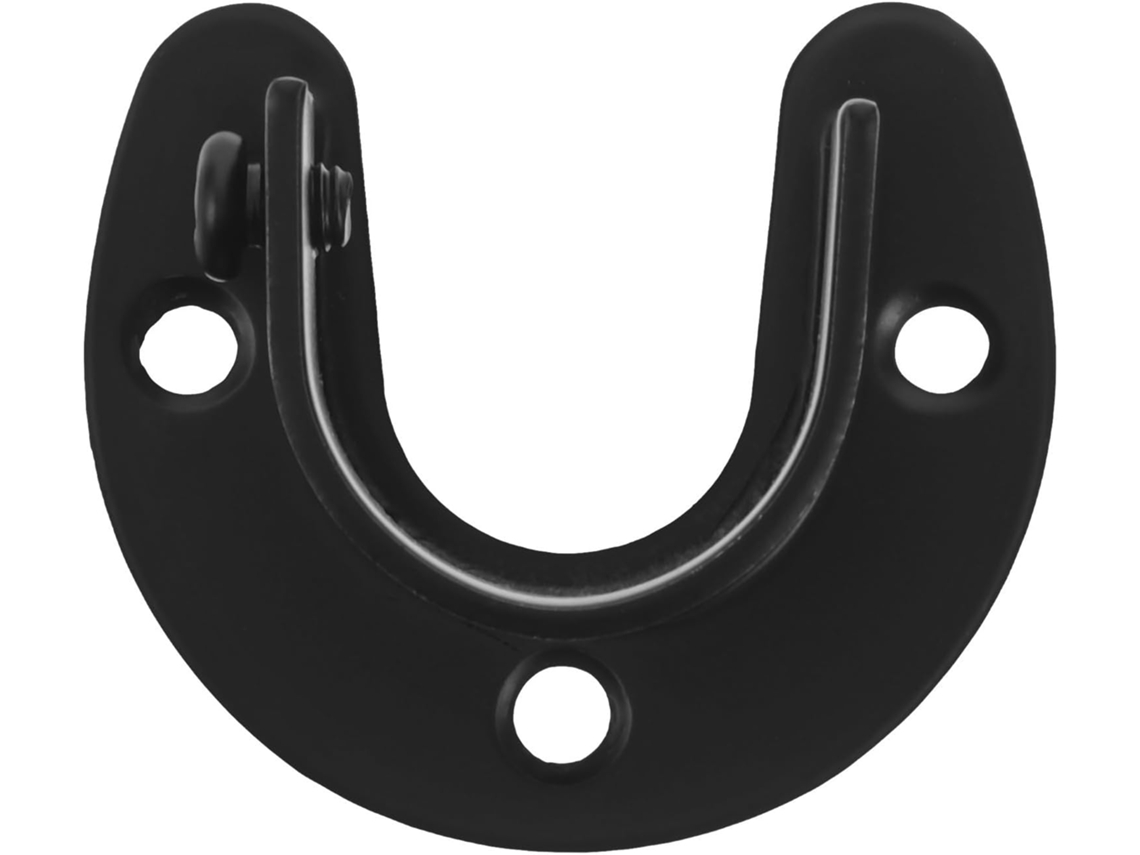 Suporte de extremidade em aço inoxidável Soimiss para cortinas e roupas infantis em reboques, com fácil instalação.