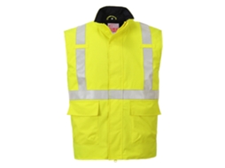 Colete Térmico Bizflame Rain: Alta Visibilidade E Proteção Laranja / S