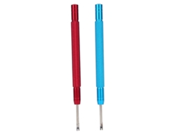 Ferramenta para abrir e remover Ponteiras de relógio - Acessório de reparo - 2 peças (vermelho e azul)