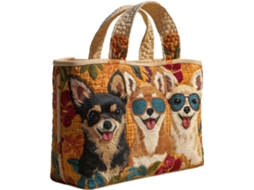 Bolsa Grande Tipo Sacola Bolsas Reutilizáveis com Capacidade Ideal para Viagens, Colegas, Amigos, CHABERLU