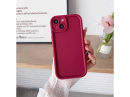 Conjunto De 2 Capas Para Iphone 17 Pro Nas Cores Borgonha E Esmeril Liso.
