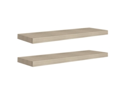 Wall Shelf, Wall Shelves Vidaxl Marrom Mdf (80 X 23.5 X 3.8 Cm)