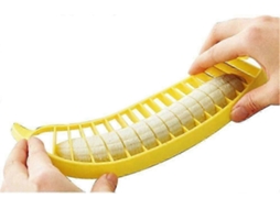 1 Cortador De Banana De Plástico, Ideal Para Fazer Saladas De Frutas. Everley891