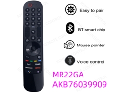 Controlo Remoto Mágico Com Voz Bluetooth Compatível Com Lg Mr22ga Akb76039909