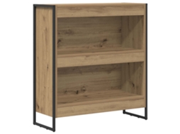 Gabinete de Livros Carvalho Artesanal 80x30x155 cm MAISON EXCLUSIVE