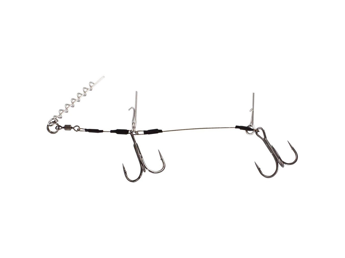 Baixos de Linha Add-It Shallow Rig Double Prateado 120 Mmwestin
