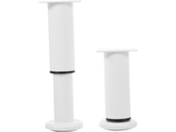 Conjunto De 2 Pés Metálicos Ajustáveis Para Móveis, Cômoda, Sofá E Armários Altura Ideal Para Substituição