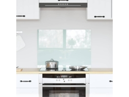 Vidaxl Painel De Cozinha Leite 70 X 50 Cm Vidro Temperado