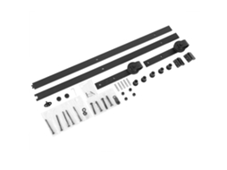 Trilho Polia Para Porta De Correr (Versão 6 Pés Emendada, Estilo Marrom Rústico)