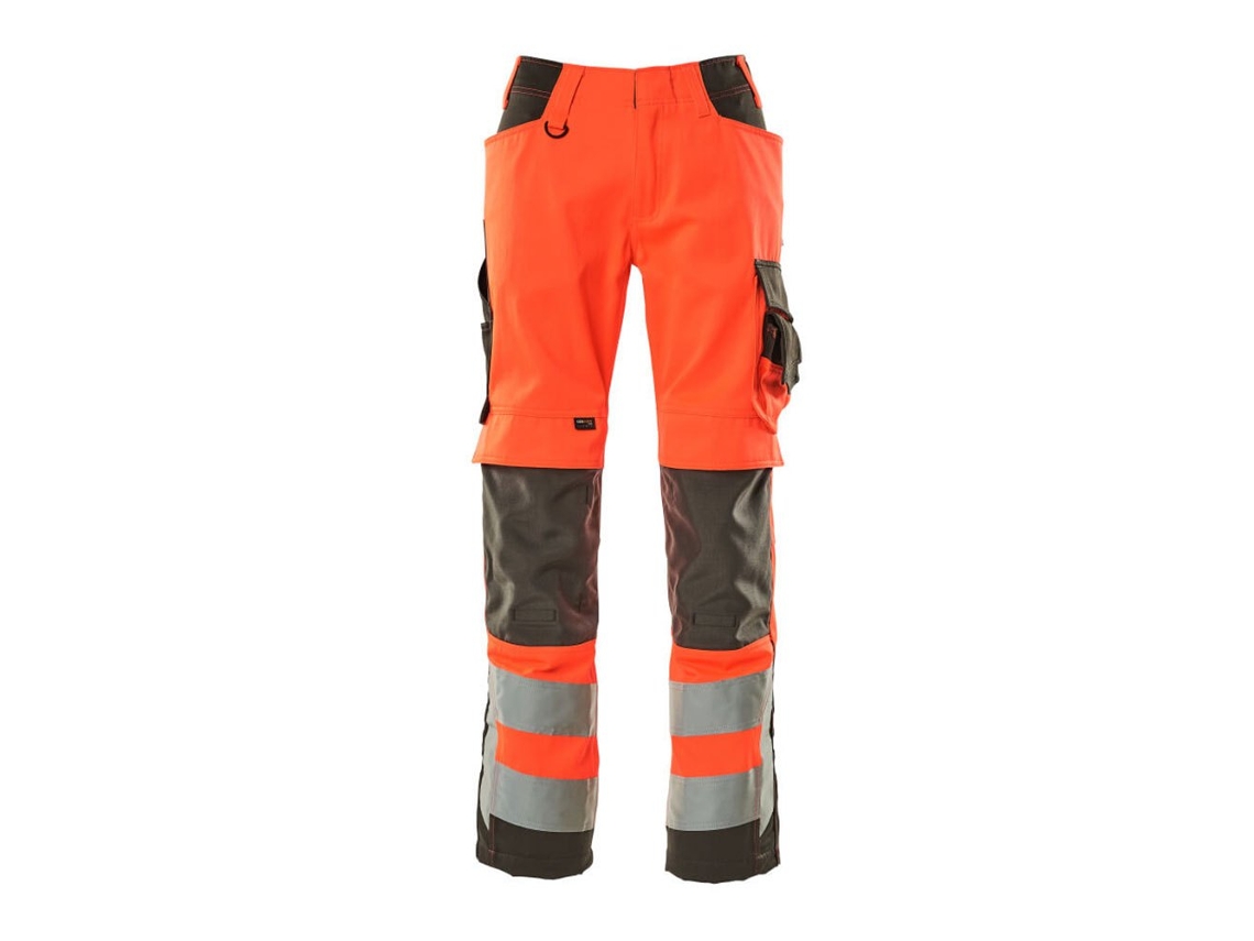 Calças Grandes Com Bolsos Para Joelheiras Safe Supreme 15579 Laranja 51 / 30 MASCOT