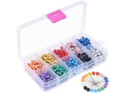 Kuuqa 1000 Peças De Tachinhas Para Mapa 1/20,3 Cm Em 10 Cores (100