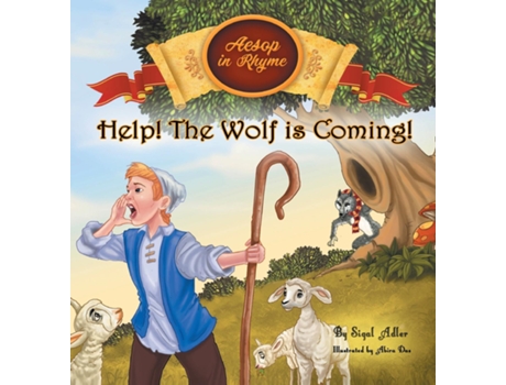 Livro Help! The Wolf Is Coming! Children Bedtime Story Picture Book De Sigal Adler (inglês)