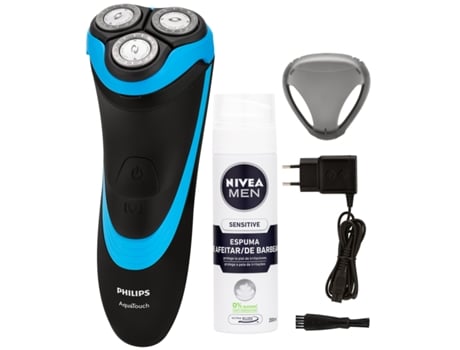 Máquina de Barbear PHILIPS AT750/26 C/Oferta (Autonomia 40 min - Bateria) — Autonomía: 40 min