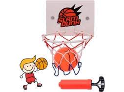 Jogo De Basquete Mini Para Crianças Com Aro, Rede, Vácuo Forte E Bomba De Ar Para Interior E Exterior