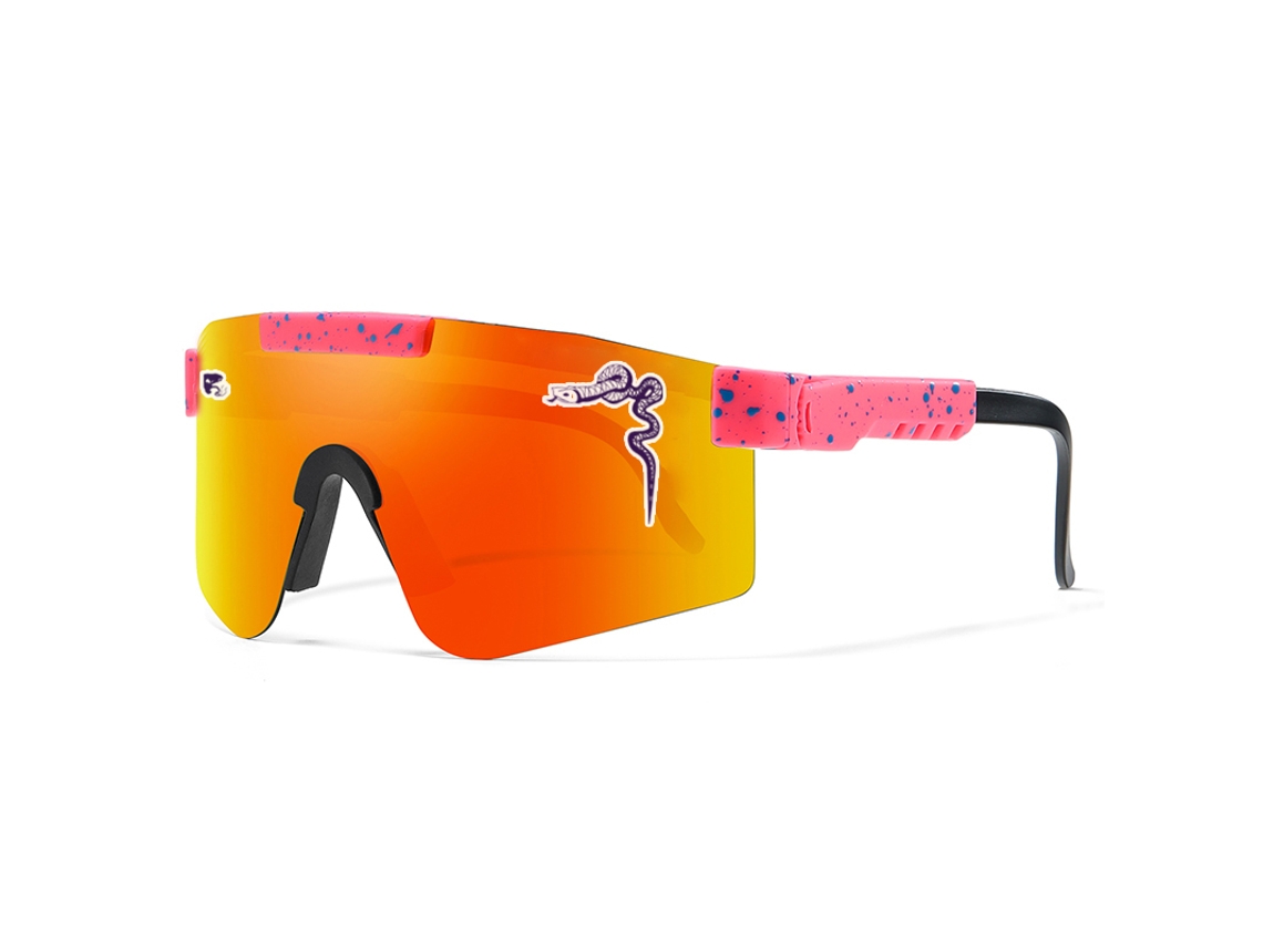 Óculos de sol unissex MDUG para ciclismo com proteção UV400 e lentes de polímero à prova de vento (modelo 17)