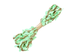 Fita Verde com Folhas 1.5Cm*10M Juta com Folhas para Decoração NEVEANCE