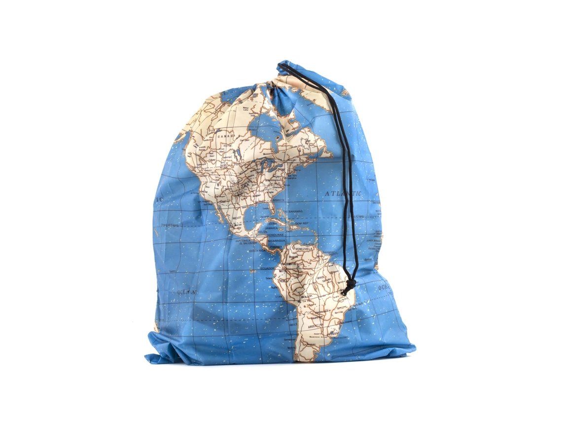 Saco de Roupa Suja para Viagem Kikkerland, Mapa AQUAFORGE