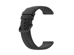 Lurelia Garmin Move 3 Band 20mm Pulseira De Silicone Cor Sólida Preta