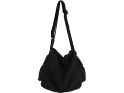 Bolsa De Lona Tipo Carteiro, Bolsa Grande Tipo Hobo, Transversal, Com Vários Bolsos, Bolsa De Ombro Tipo Tote De Lona Para Mulheres E Homens