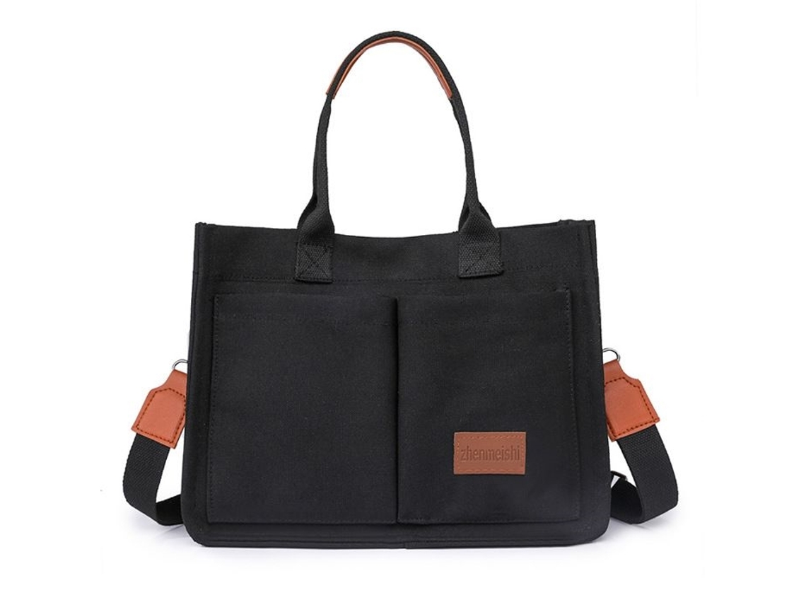Bolsa de Lona AQUAFORGE com alças transversais de grande capacidade, vários bolsos