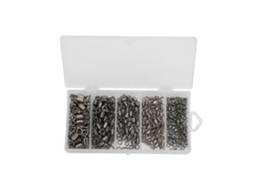 210pcs Anéis Rolantes de Pesca 8 Formas