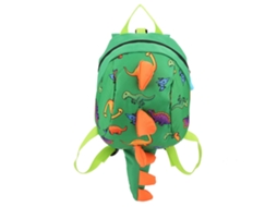 Mochila Dinossauro Infantil Cartoon Para Pré-escola Meninos Meninas Verde