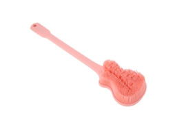 Cepillo De Baño De Doble Cara Com Cabo Longo Em Forma De Guitarra