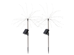 Luzes Solares Jardim Decorativas 2 Peças LAXISCREED